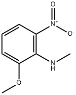 BENZENAMINE, 2-METHOXY-N-METHYL-6-NITRO- Struktur