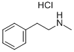 N-METHYLPHENETHYLAMINE HYDROCHLORIDE Structure