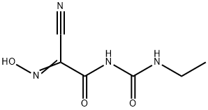 2-Cyano-N-[(ethylamino)carbonyl]-2-(hydroxyimino)acetamide Struktur