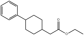 4-PHENYL-CYCLOHEXANEACETIC ACID ETHYL ESTER Struktur