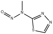 1,3,4-Thiadiazol-2-amine,  N-methyl-N-nitroso- Struktur