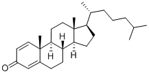 1,4-CHOLESTADIEN-3-ONE Struktur