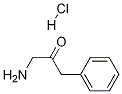 2-Propanone, 1-amino-3-phenyl-, hydrochloride Struktur