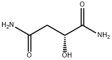 ButanediaMide, 2-hydroxy-, (2R)- Struktur