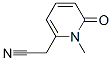 2-Pyridineacetonitrile, 1,6-dihydro-1-methyl-6-oxo- (9CI) Struktur