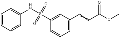 3-(3-PhenylsulfaMoylphenyl)acrylic acid Methyl ester Struktur