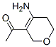 Ethanone, 1-(4-amino-5,6-dihydro-2H-pyran-3-yl)- (9CI) Struktur