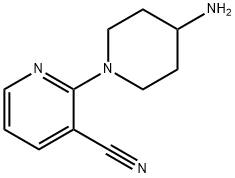 2-(4-amino-1-piperidinyl)nicotinonitrile(SALTDATA: 2HCl) Struktur