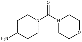 1-(4-morpholinylcarbonyl)-4-piperidinamine(SALTDATA: HCl) Struktur