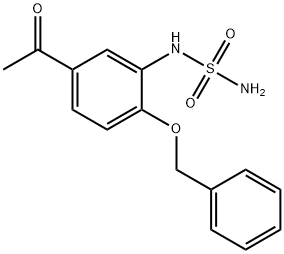 Sulfamide, [5-acetyl-2-(phenylmethoxy)phenyl]- (9CI) Struktur