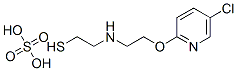 2-[2-(5-Chloro-2-pyridyloxy)ethyl]aminoethanethiol sulfate Struktur