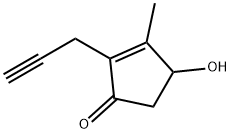 2-炔丙基-3-甲基-4-羥基-2-環(huán)戊烯-1-酮 結(jié)構(gòu)式