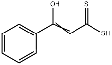 2-Propene (dithioic) acid, 3-hydroxy-3-phenyl- Struktur