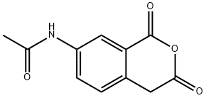 N-(1,3-DIOXOISOCHROMAN-7-YL)ACETAMIDE Struktur