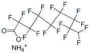 NONANOICACID,HEXADECAFLUORO-,AMMONIUMSALT Struktur