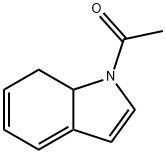 1H-Indole, 1-acetyl-7,7a-dihydro- (9CI) Struktur