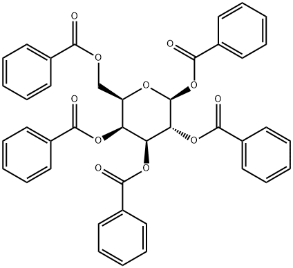 1,2,3,4,6-PENTA-O-BENZOYL-BETA-D-GALACTOSE Struktur