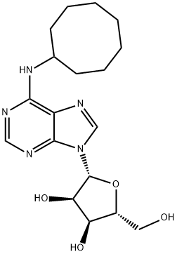 Adenosine, N-cyclooctyl- Struktur