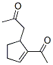 2-Propanone, 1-(2-acetyl-2-cyclopenten-1-yl)- (9CI) Struktur