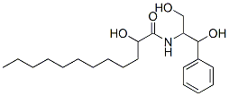 2-(2'-hydroxydodecanoyl)amino-1-phenyl-1,3-propanediol Struktur