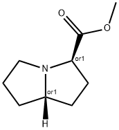 1H-Pyrrolizine-3-carboxylicacid,hexahydro-,methylester,cis-(9CI) Struktur