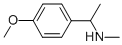 N-[1-(4-methoxyphenyl)ethyl]-N-methylamine Struktur