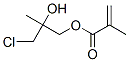 Methacrylic acid 3-chloro-2-hydroxy-2-methylpropyl ester Struktur