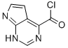 1H-Pyrrolo[2,3-d]pyrimidine-4-carbonyl chloride (9CI) Struktur