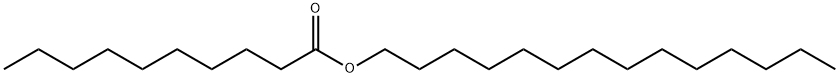 tetradecyl decanoate Struktur