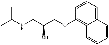 (S)-1-(isopropylamino)-3-(naphthyloxy)propan-2-ol Struktur