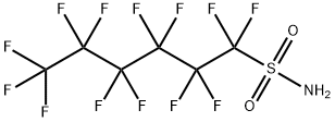 Perfluorohexanesulfonamide Struktur