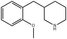 3-(2-METHOXY-BENZYL)-PIPERIDINE Struktur