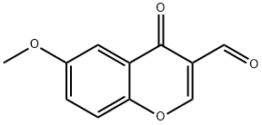 6-METHOXY-4-OXO-4H-CHROMENE-3-CARBALDEHYDE Struktur