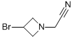 2-(3-Bromoazetidin-1-yl)-acetonitrile Struktur