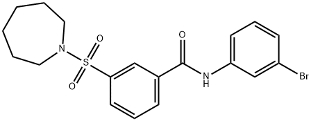 3-(azepan-1-ylsulfonyl)-N-(3-broMophenyl)benzaMide price.