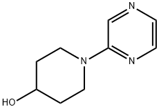 1-Pyrazin-2-yl-piperidin-4-ol, 98+% C9H13N3O, MW: 179.22 Struktur