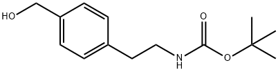 [4-(2-BOC-AMINO-ETHYL)-PHENYL]-METHANOL Struktur