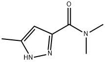 1H-Pyrazole-3-carboxamide,  N,N,5-trimethyl- Struktur