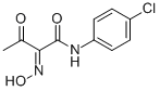 N-(4-CHLORO-PHENYL)-2-HYDROXYIMINO-3-OXO-BUTYRAMIDE Struktur