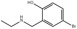 4-BroMo-2-[(ethylaMino)Methyl]phenol Struktur