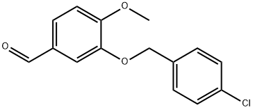 3-[(4-CHLOROBENZYL)OXY]-4-METHOXYBENZALDEHYDE Struktur