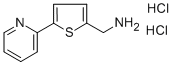 [5-(2-PYRIDINYL)-2-THIENYL]METHYLAMINE DIHYDROCHLORIDE Struktur