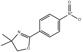 4,5-DIHYDRO-4,4-DIMETHYL-2-(4-NITROPHENYL)OXAZOLE Struktur