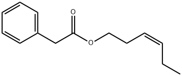 順式-3-己烯醇苯乙酸酯, 42436-07-7, 結(jié)構(gòu)式