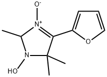 1H-Imidazole, 4-(2-furanyl)-2,5-dihydro-1-hydroxy-2,5,5-trimethyl-, 3-oxide (9CI) Struktur