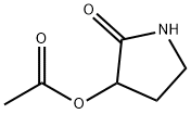 3-(acetyloxy)-2-Pyrrolidinone Struktur