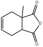 2,3,5,6-tetrahydro-2-methylphthalic anhydride Struktur