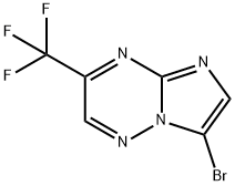 3-BROMO-7-(TRIFLUOROMETHYL)IMIDAZO[1,2-B][1,2,4]TRIAZINE Struktur