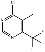 4-CHLORO-5-METHYL-6-TRIFLUOROMETHYLPYRIMIDINE Struktur