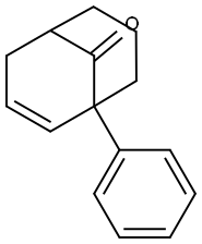 1-Phenylbicyclo[3.3.1]non-2-en-9-one Struktur